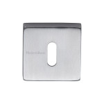 M Marcus Heritage Brass Square Key Escutcheon 54 x 54mm