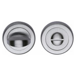 M Marcus Heritage Brass Round Thumbturn & Emergency Release for Bathroom & Bedroom Doors 53mm 