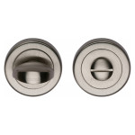 M Marcus Heritage Brass Round Thumbturn & Emergency Release for Bathroom & Bedroom Doors 53mm 