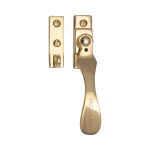 M Marcus Heritage Brass Locking Casement Window Fastener Wedge Pattern