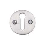 M Marcus Heritage Brass Round Standard Keyhole Escutcheon 32mm 