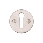 M Marcus Heritage Brass Round Standard Keyhole Escutcheon 32mm 