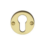 M Marcus Heritage Brass Round Euro Profile Cylinder Escutcheon 45mm 