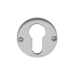 M Marcus Heritage Brass Round Euro Profile Cylinder Escutcheon 45mm 