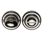 M Marcus Heritage Brass Round Thumbturn & Emergency Release for Bathroom & Bedroom Doors 45mm 