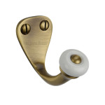 M Marcus Heritage Brass Traditional Single Robe Hook