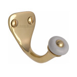 M Marcus Heritage Brass Traditional Single Robe Hook