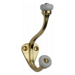 M Marcus Heritage Brass Curved Hat & Coat Hook