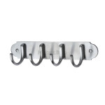 M Marcus Heritage Brass Coat Hooks x 4 on Backplate