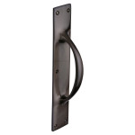 M Marcus Heritage Brass Traditional Pull Handle on 303 x 53mm Backplate