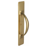 M Marcus Heritage Brass Traditional Pull Handle on 303 x 53mm Backplate