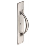 M Marcus Heritage Brass Traditional Pull Handle on 303 x 53mm Backplate