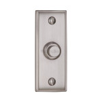 M Marcus Heritage Brass Oblong Bell Push 83 x 33mm