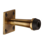 M Marcus Heritage Brass Wall Mounted Door Stop 64mm Projection