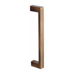 M Marcus Heritage Brass Contemporary Bolt Through Fixing Pull Handle 245mm length