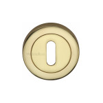 M Marcus Heritage Brass Round Standard Key Escutcheon 53mm 