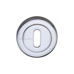 M Marcus Heritage Brass Round Standard Key Escutcheon 53mm 