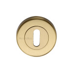 M Marcus Heritage Brass Round Standard Key Escutcheon 53mm 