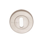 M Marcus Heritage Brass Round Standard Key Escutcheon 53mm 