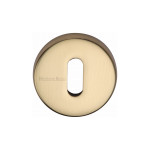 Heritage Brass Round Standard Key Escutcheon – 46mm Ø