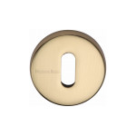 M Marcus Heritage Brass Round Standard Key Escutcheon 46mm 