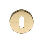 M Marcus Heritage Brass Round Standard Key Escutcheon 46mm 