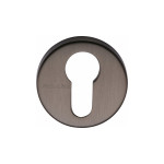 M Marcus Heritage Brass Round Euro Profile Cylinder Escutcheon 46mm 