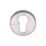 M Marcus Heritage Brass Round Euro Profile Cylinder Escutcheon 46mm 