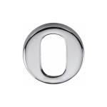 M Marcus Heritage Brass Round Oval Profile Cylinder Escutcheon 46mm 