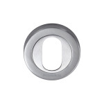 M Marcus Heritage Brass Round Oval Profile Cylinder Escutcheon 53mm 