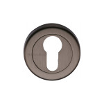 Heritage Brass Round Euro Profile Cylinder Escutcheon – 53mm Ø