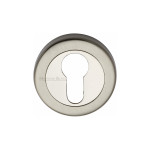 M Marcus Heritage Brass Round Euro Profile Cylinder Escutcheon 53mm 