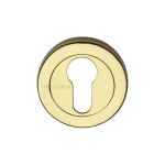 M Marcus Heritage Brass Round Euro Profile Cylinder Escutcheon 53mm 