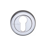 M Marcus Heritage Brass Round Euro Profile Cylinder Escutcheon 53mm 