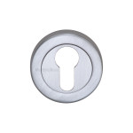 M Marcus Heritage Brass Round Euro Profile Cylinder Escutcheon 53mm 