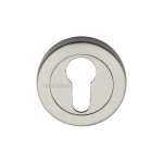 M Marcus Heritage Brass Round Euro Profile Cylinder Escutcheon 53mm 