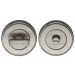 M Marcus Heritage Brass Round Thumbturn & Emergency Release for Bathroom & Bedroom Doors 50mm 