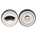 M Marcus Heritage Brass Round Thumbturn & Emergency Release for Bathroom & Bedroom Doors 53mm 