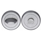 M Marcus Heritage Brass Round Thumbturn & Emergency Release for Bathroom & Bedroom Doors 53mm 