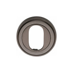 M Marcus Heritage Brass Oval Profile Cylinder Escutcheon 50mm 