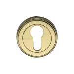 M Marcus Heritage Brass Euro Profile Cylinder Escutcheon 50mm 