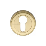 M Marcus Heritage Brass Euro Profile Cylinder Escutcheon 50mm 