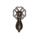 M Marcus Heritage Brass Ornate Drop Down Cabinet Pull - 66mm length