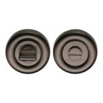 M Marcus Heritage Brass Round Thumbturn & Emergency Release for Bathroom & Bedroom Doors 53mm 