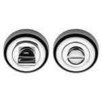 M Marcus Heritage Brass Round Thumbturn & Emergency Release for Bathroom & Bedroom Doors 53mm 