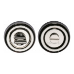 M Marcus Heritage Brass Round Thumbturn & Emergency Release for Bathroom & Bedroom Doors 53mm 