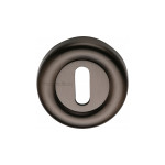 M Marcus Heritage Brass Round Standard Key Escutcheon 53mm 