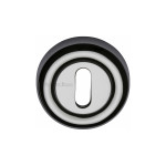 M Marcus Heritage Brass Round Standard Key Escutcheon 53mm 