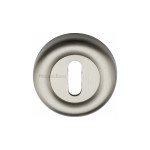 M Marcus Heritage Brass Round Standard Key Escutcheon 53mm 