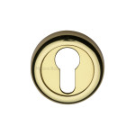 M Marcus Heritage Brass Round Euro Profile Cylinder Escutcheon 53mm 